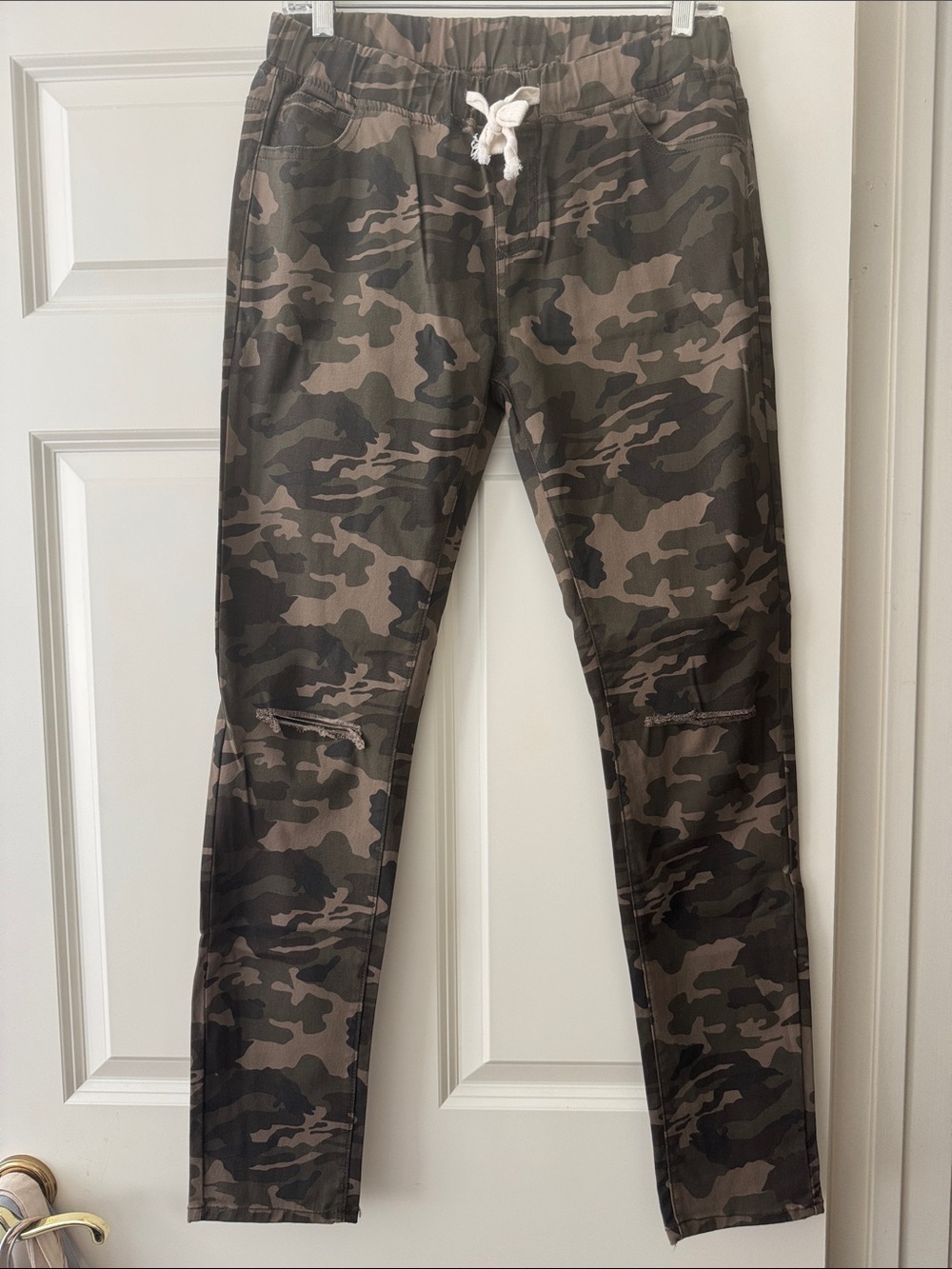 American BAZI Camouflage Jogger Pants - Olive Camo - size L